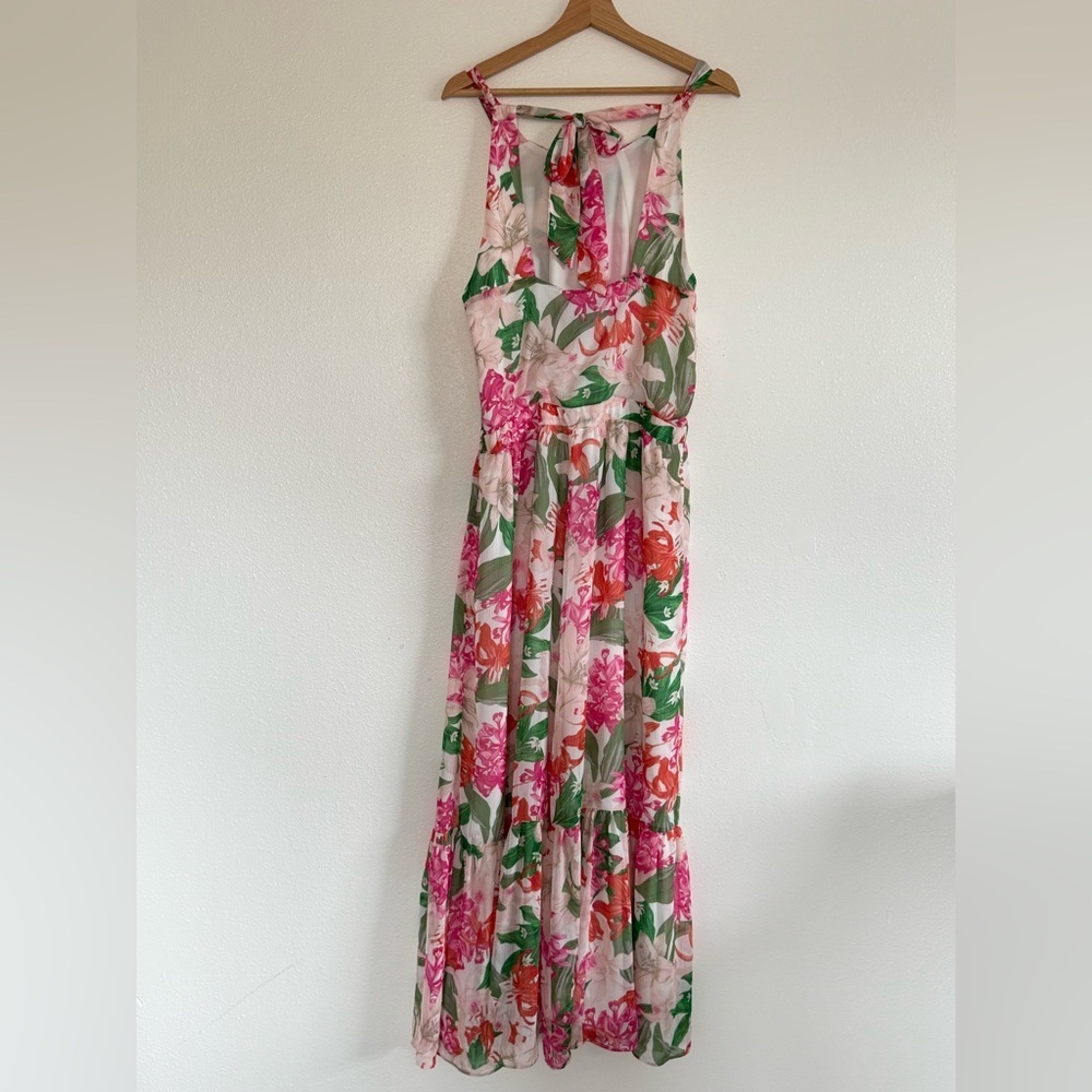 Cece Floral Sleeveless Maxi Dress size 12 - Picture 10 of 14